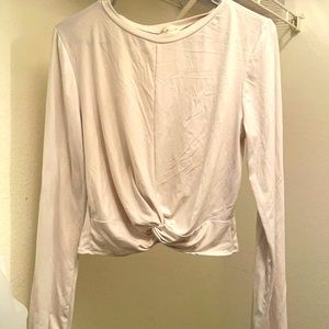 White/Cream long sleeve shirt